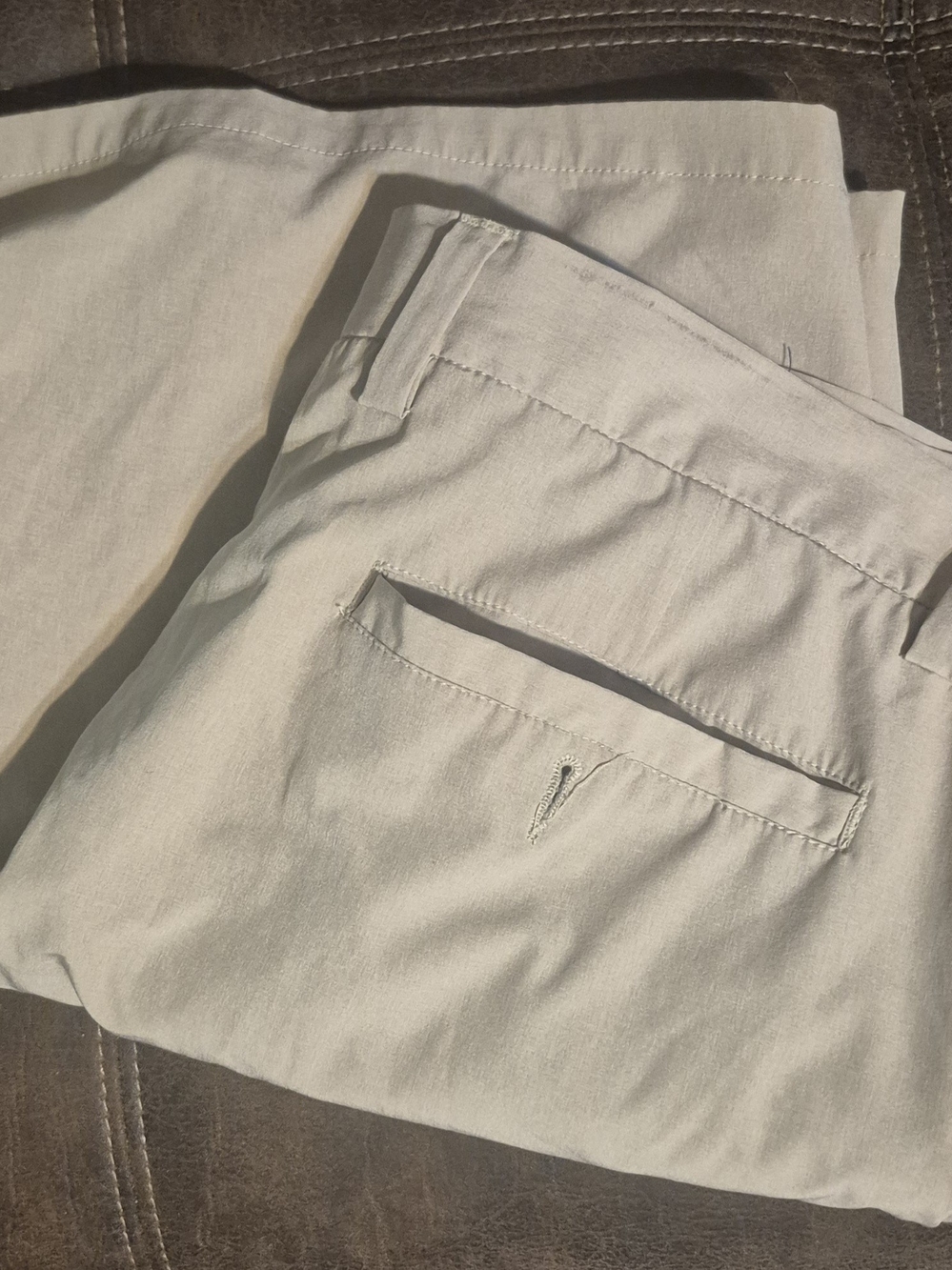 crown & ivy Men's Chino Pants in Light Beige